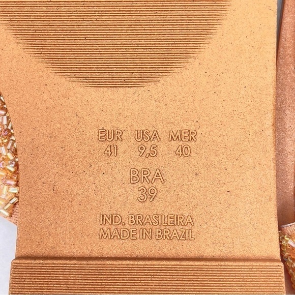 IMPORTED ZARIFF Sandals size 9.5 from Brazil NEW - Picture 3 of 10